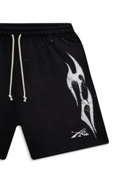 Spiderweb Sport Logo Shorts