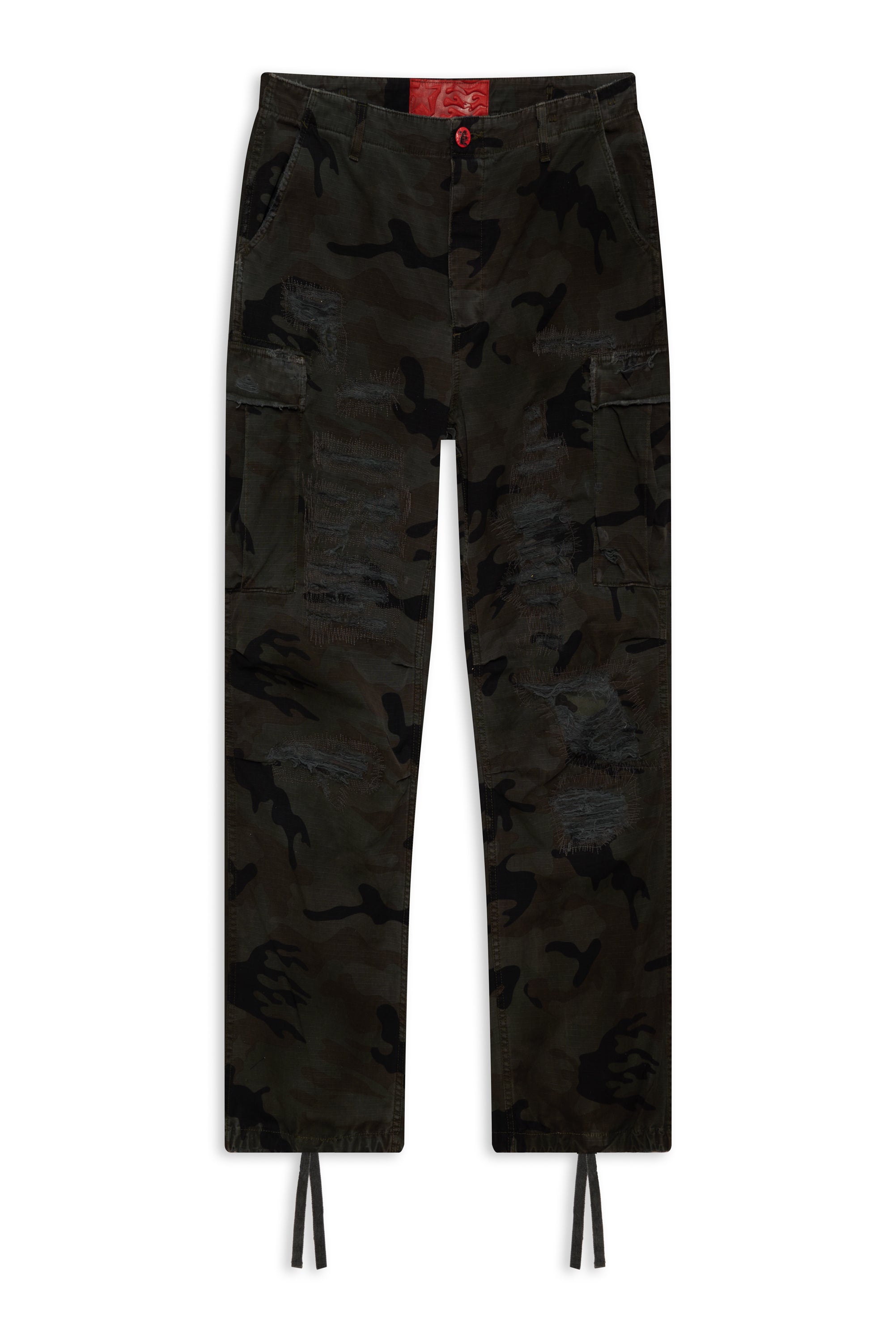 Distressed Cargo Pants