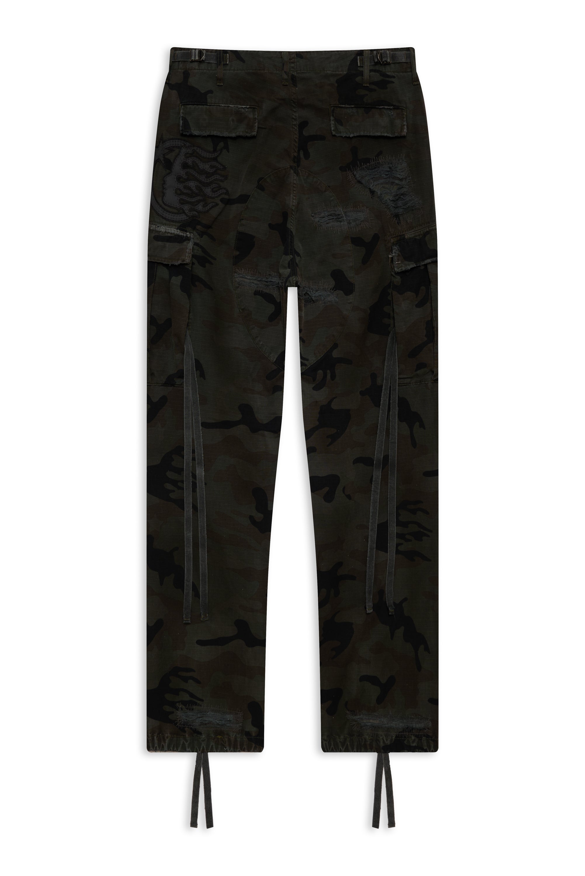 Distressed Cargo Pants