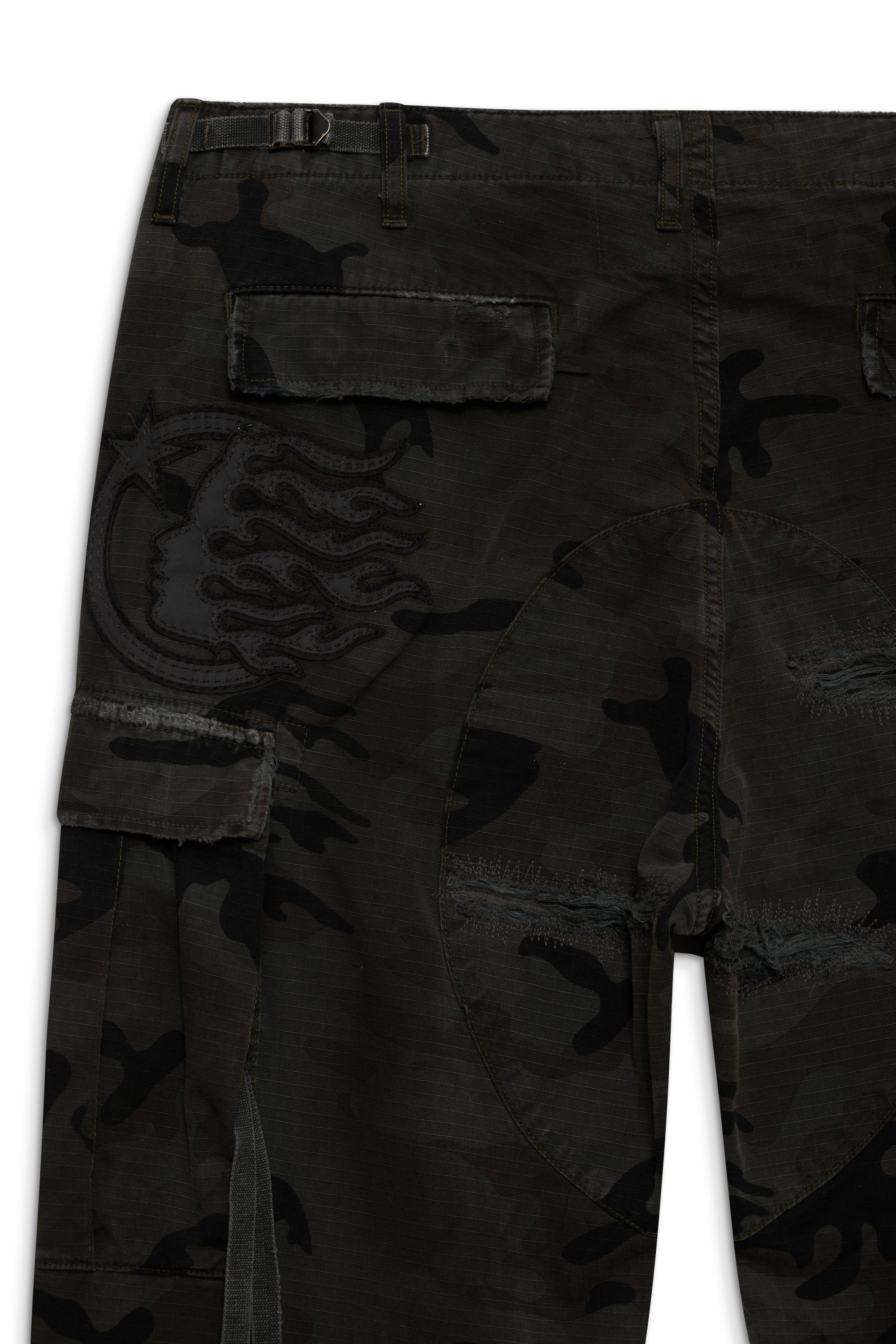 Distressed Cargo Pants