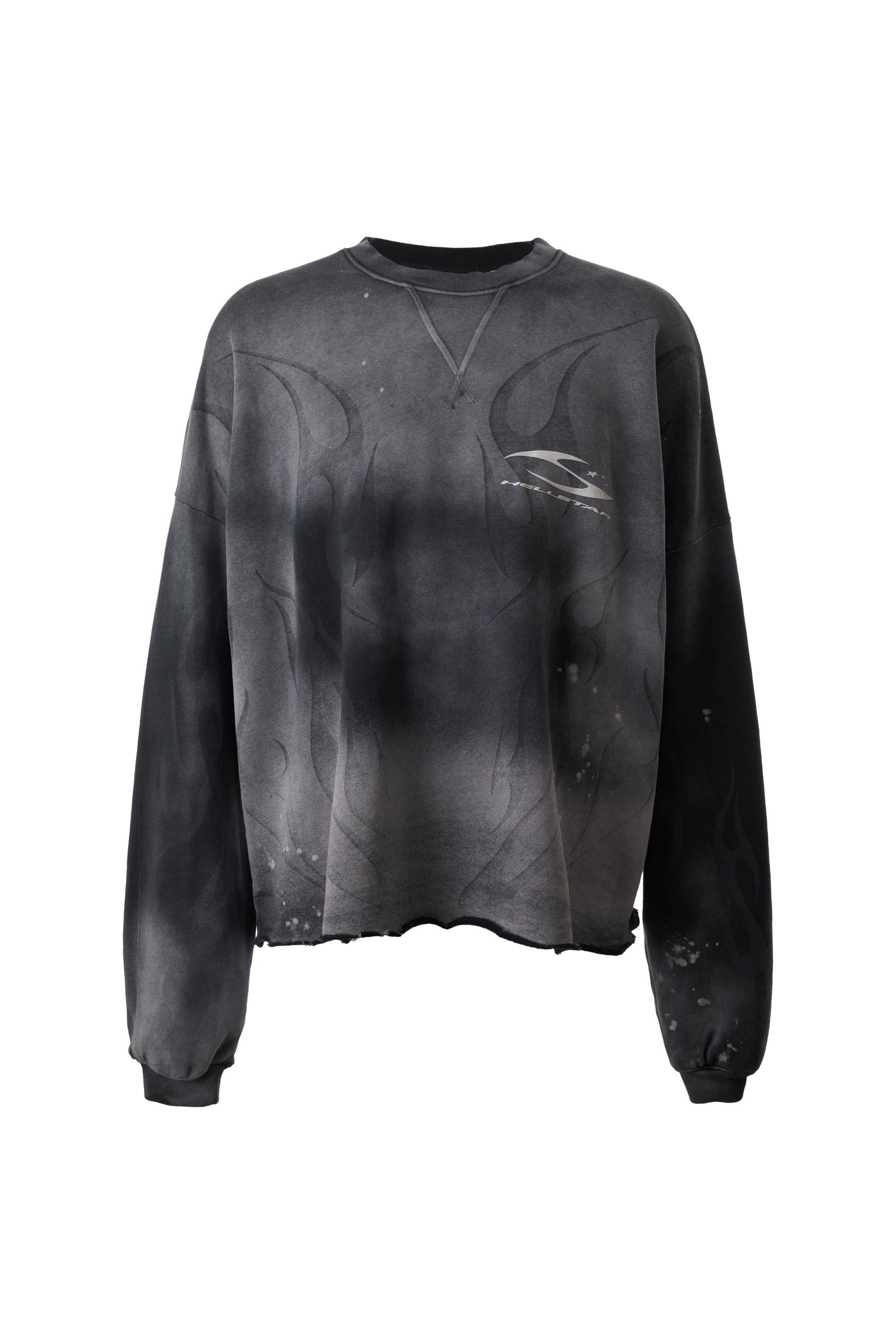 Burned Tribal Crewneck (Oversize)