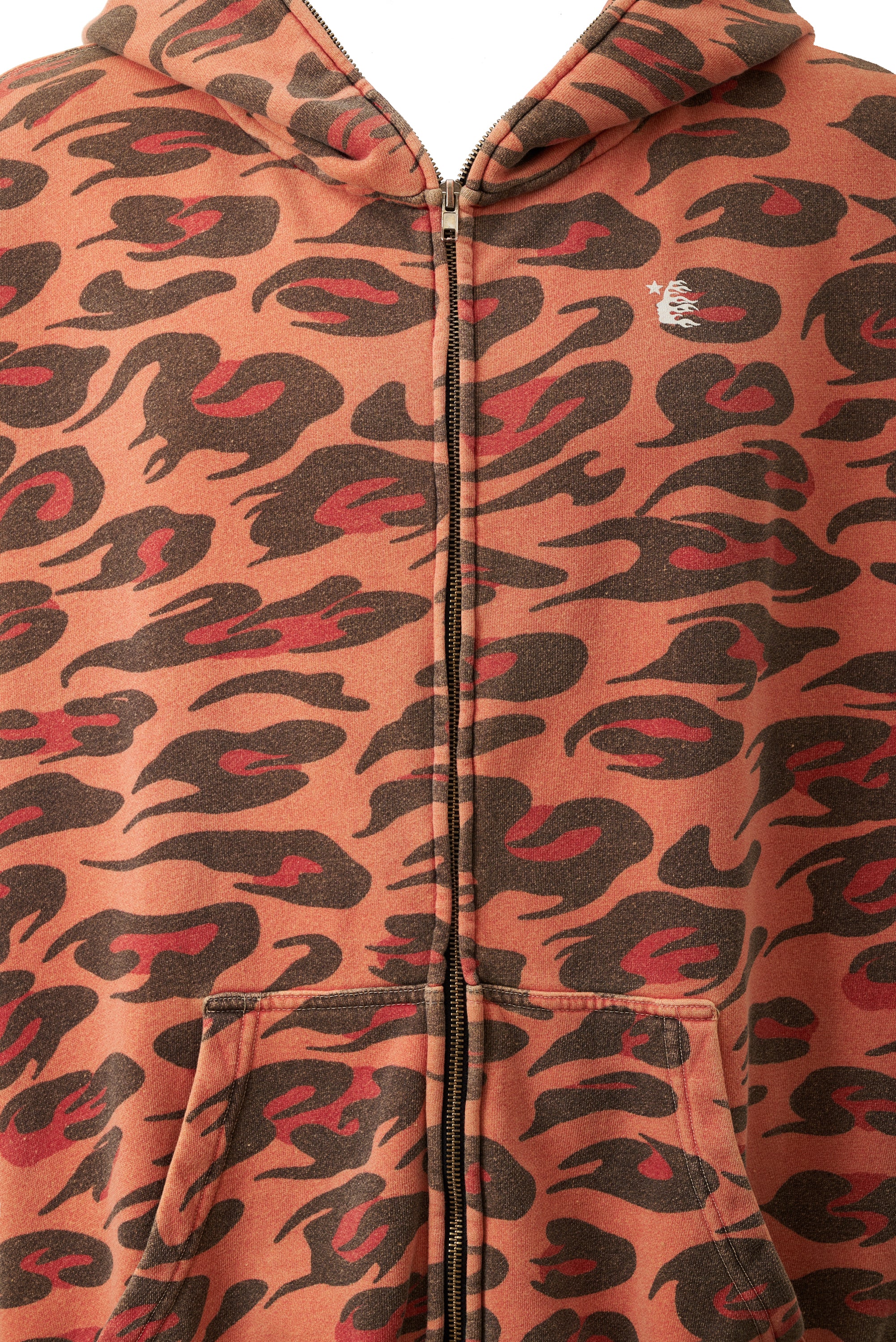Sunfaded Cheetah Zip-Up