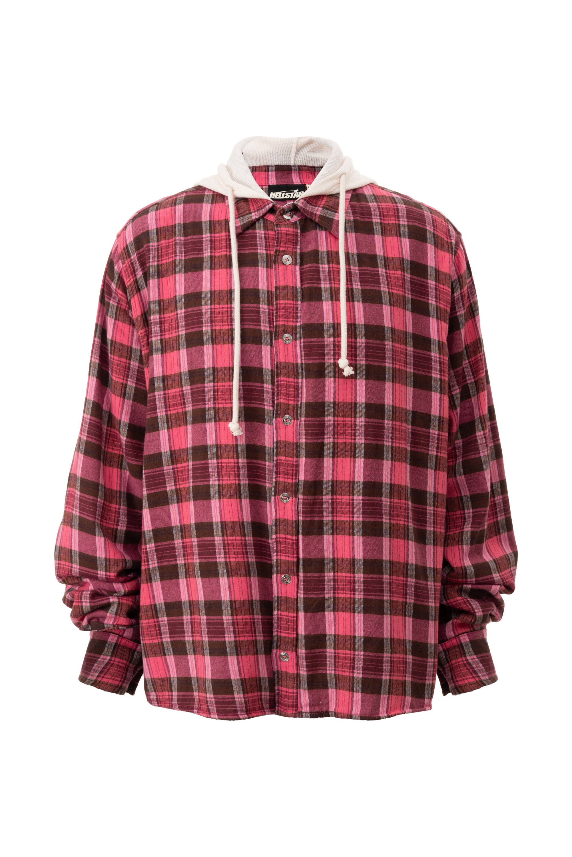 Plaid Button-up w/ Hood