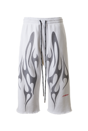 Tribal Flame 3/4 Shorts