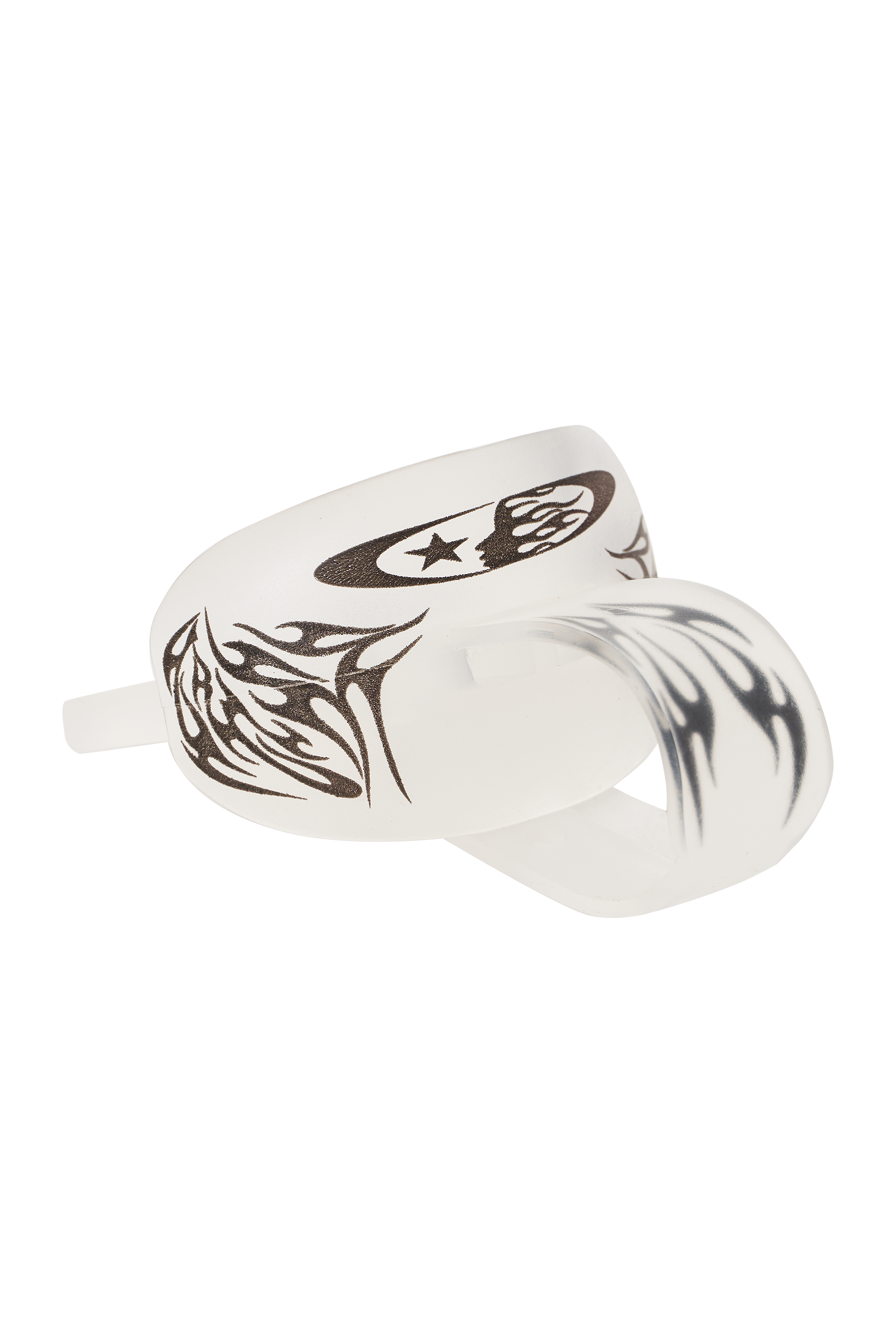 Tribal Flame Mouthguard Mouthguard w/ Strap