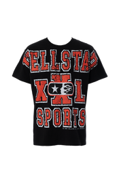 OVERSIZED PRINT HS SPORT - BLACK