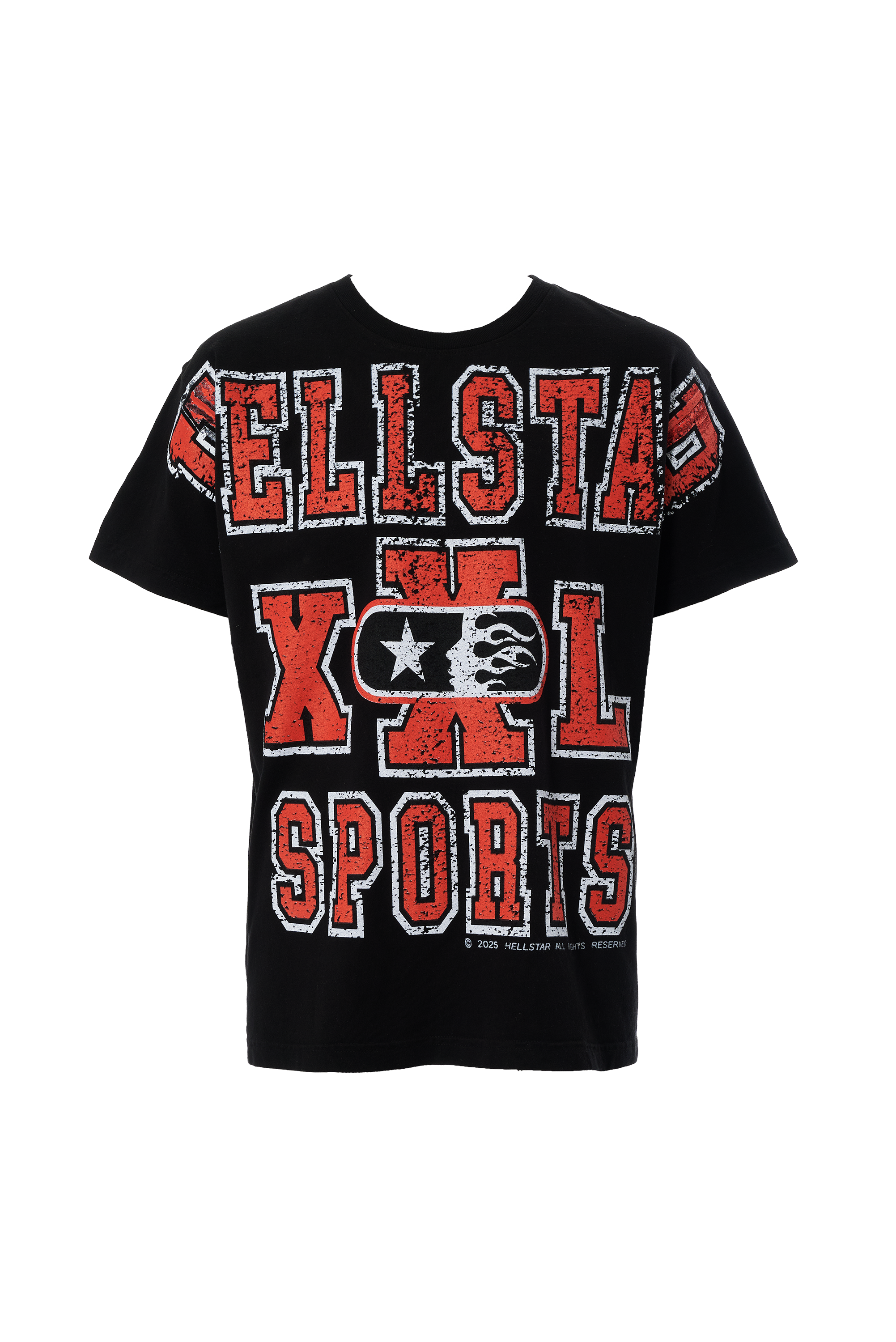 OVERSIZED PRINT HS SPORT - BLACK