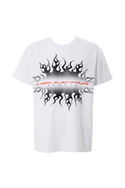 Gradient Flame Sports Logo T-Shirt