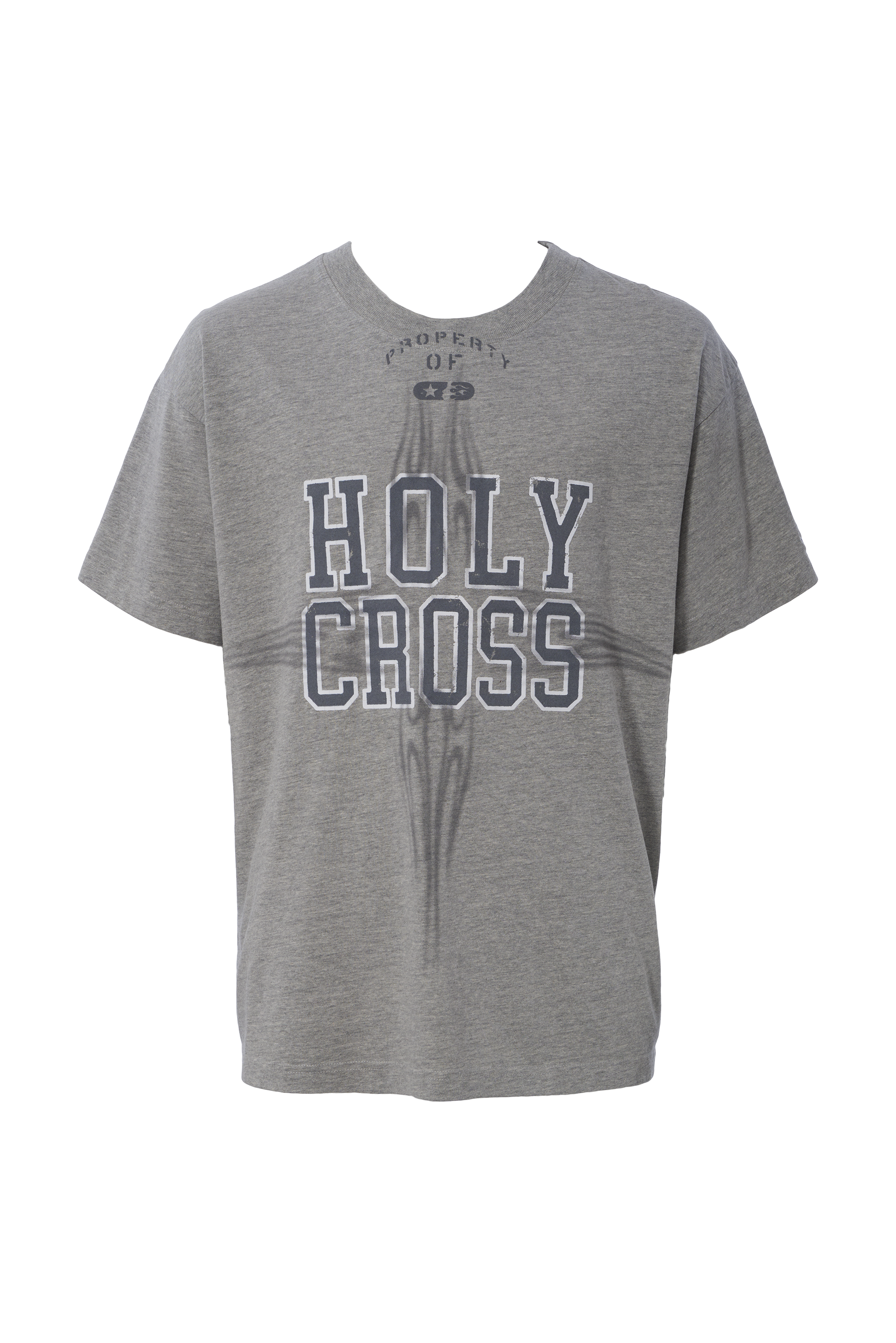 Holy Cross T Shirt - Heather Grey