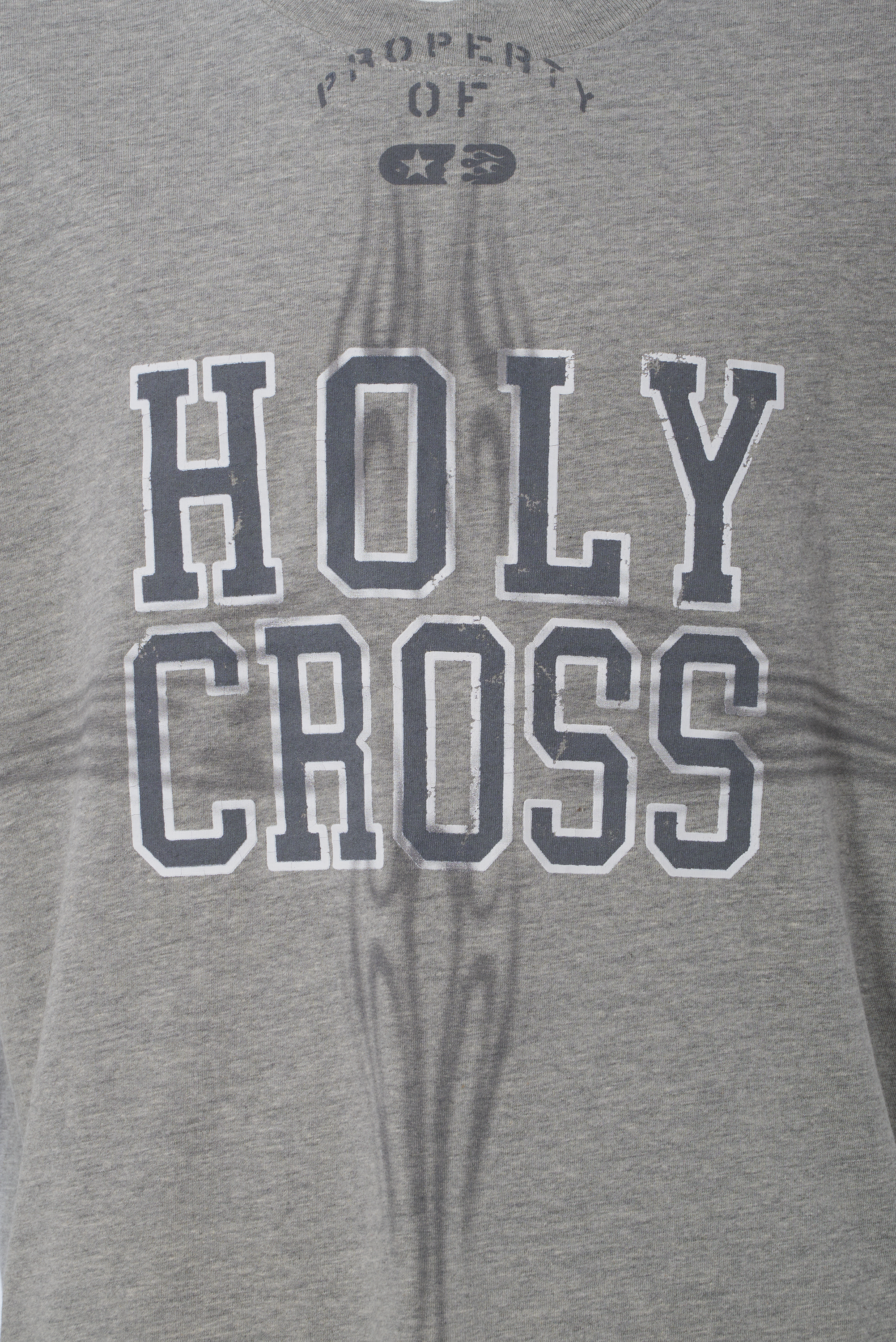 Holy Cross T Shirt - Heather Grey