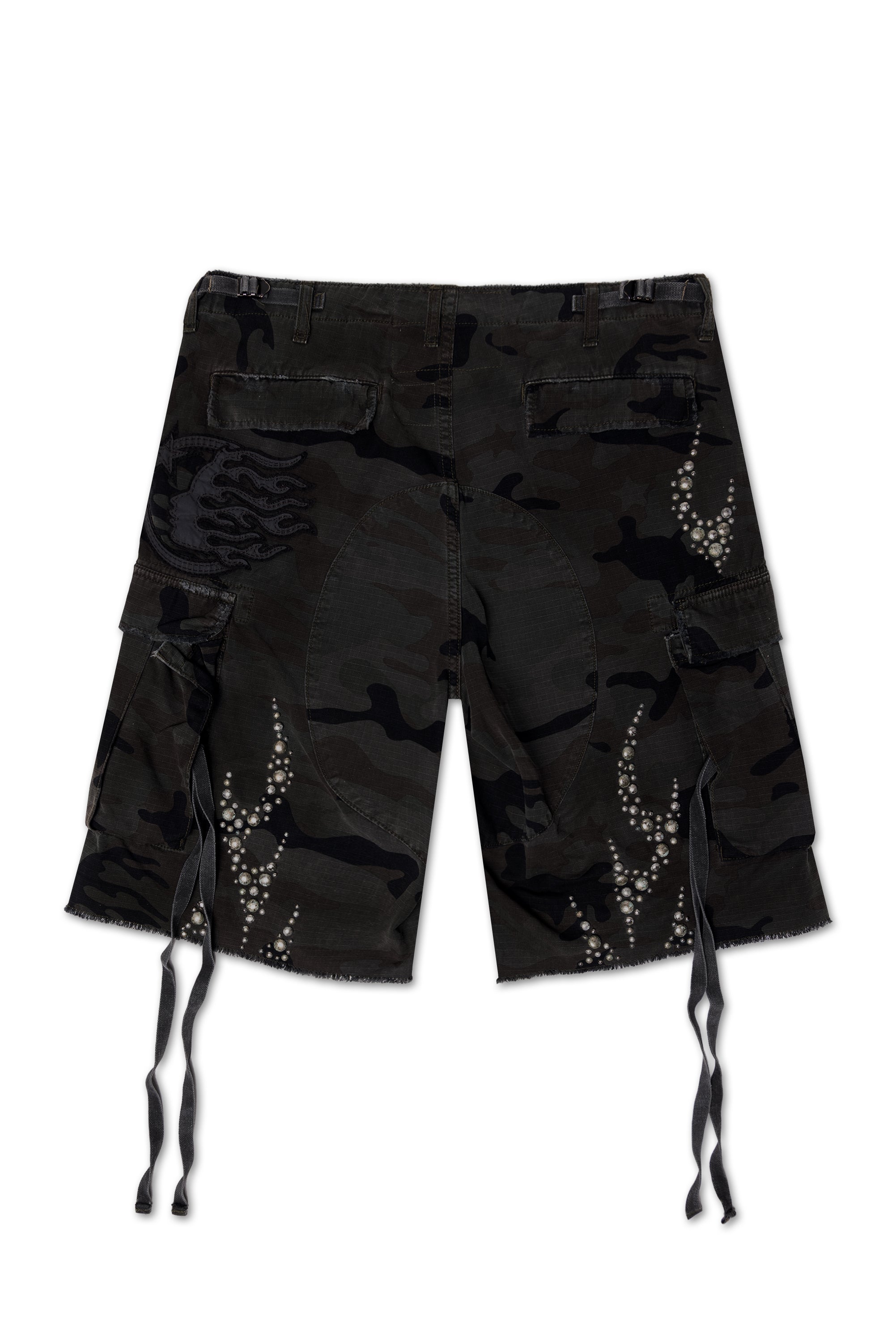 Studded Cargo Shorts