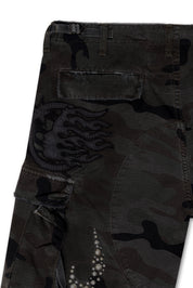 Studded Cargo Shorts