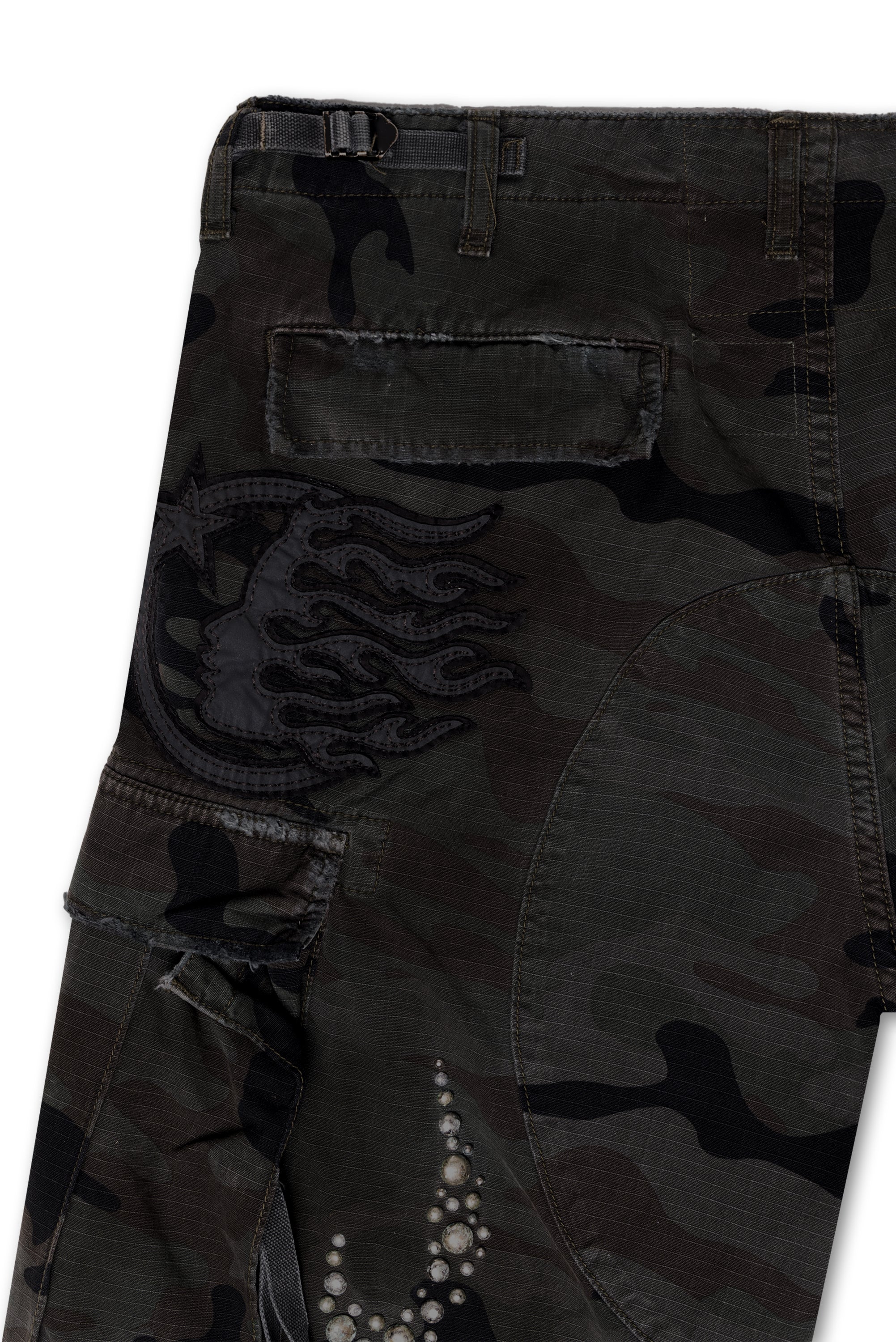 Studded Cargo Shorts