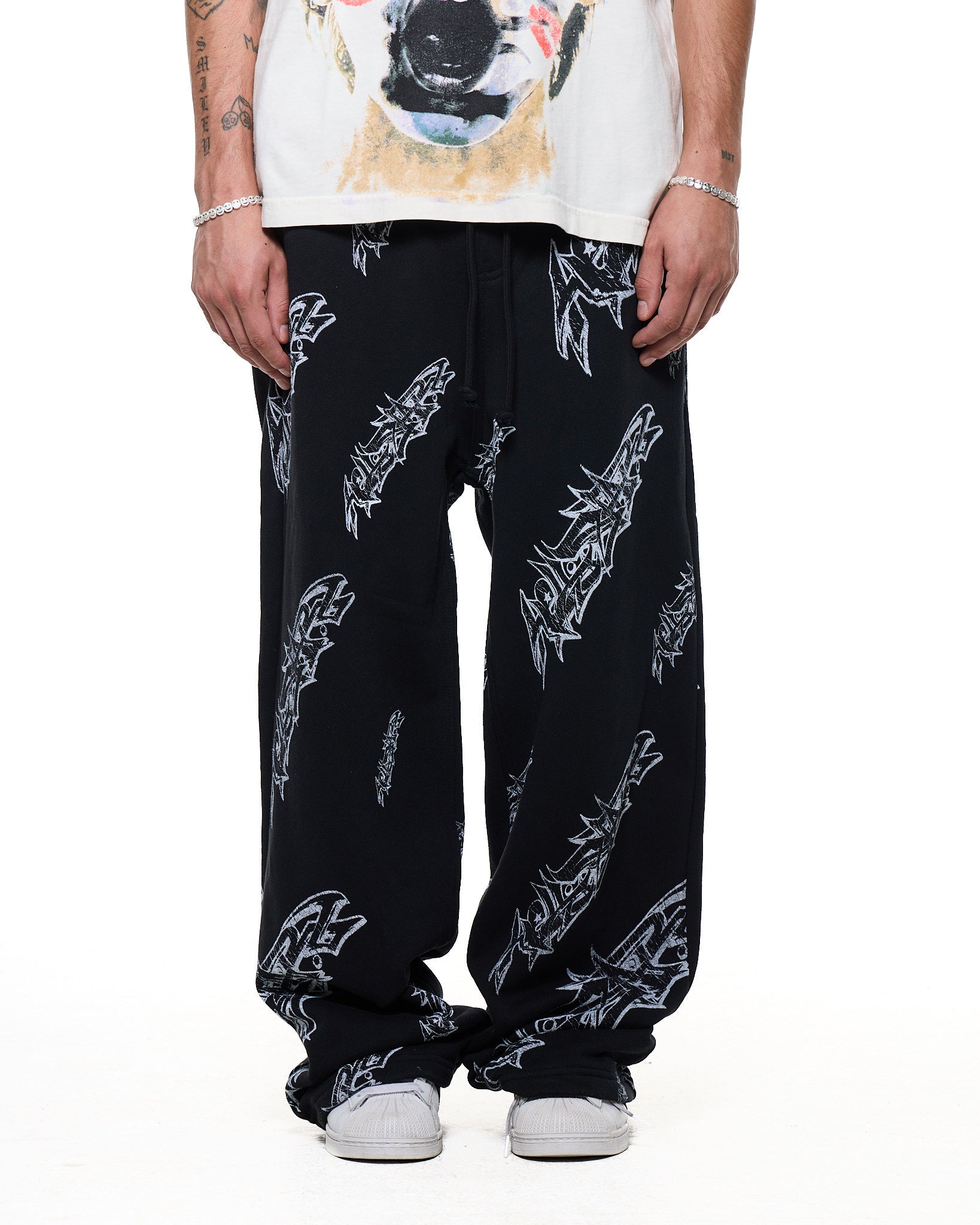 Graffiti Sweats (Black)