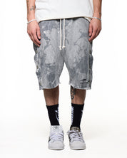 Marble Mirror Face Shorts