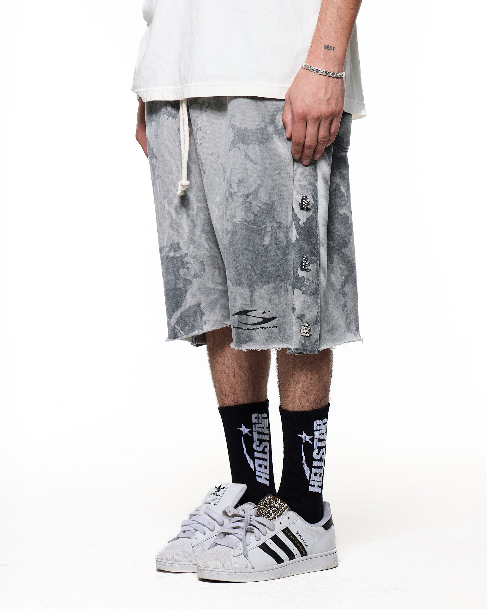 Marble Mirror Face Shorts