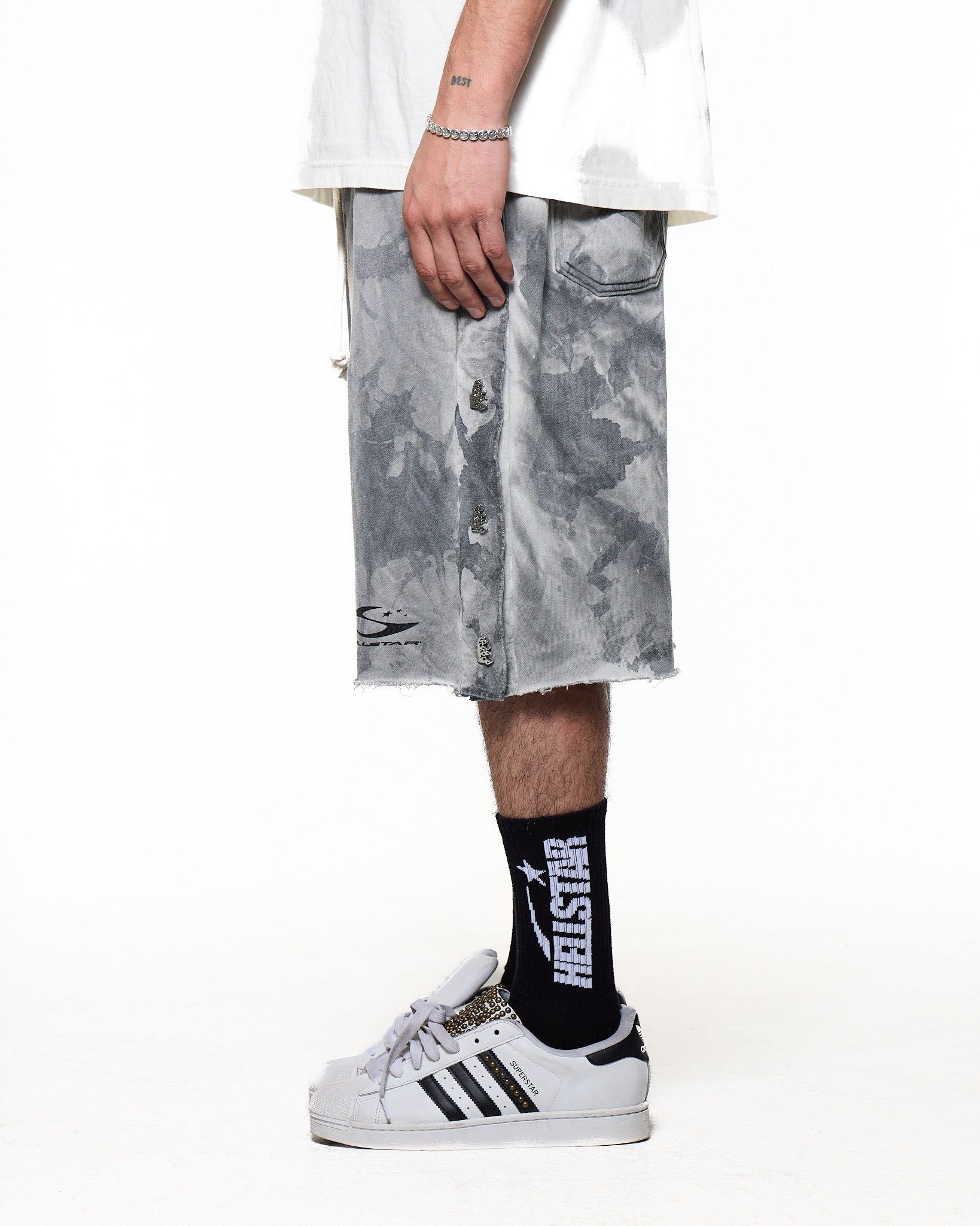 Marble Mirror Face Shorts