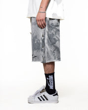 Marble Mirror Face Shorts