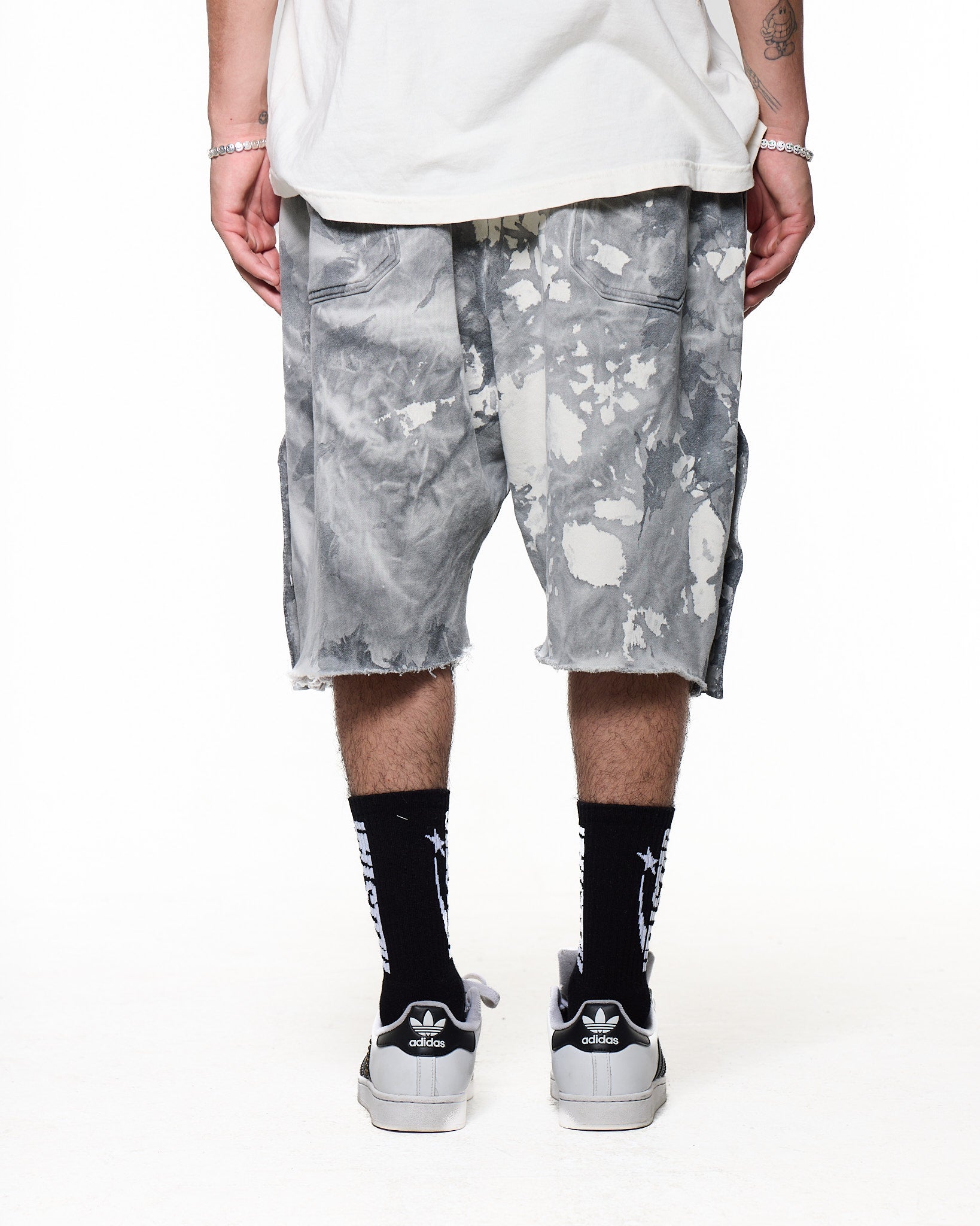 Marble Mirror Face Shorts