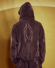 Holy Cross Zip Up - Black