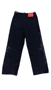 Gothic Print Jeans