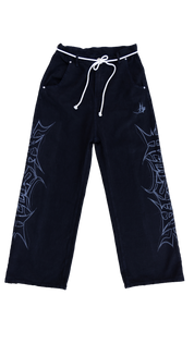 Gothic Print Jeans
