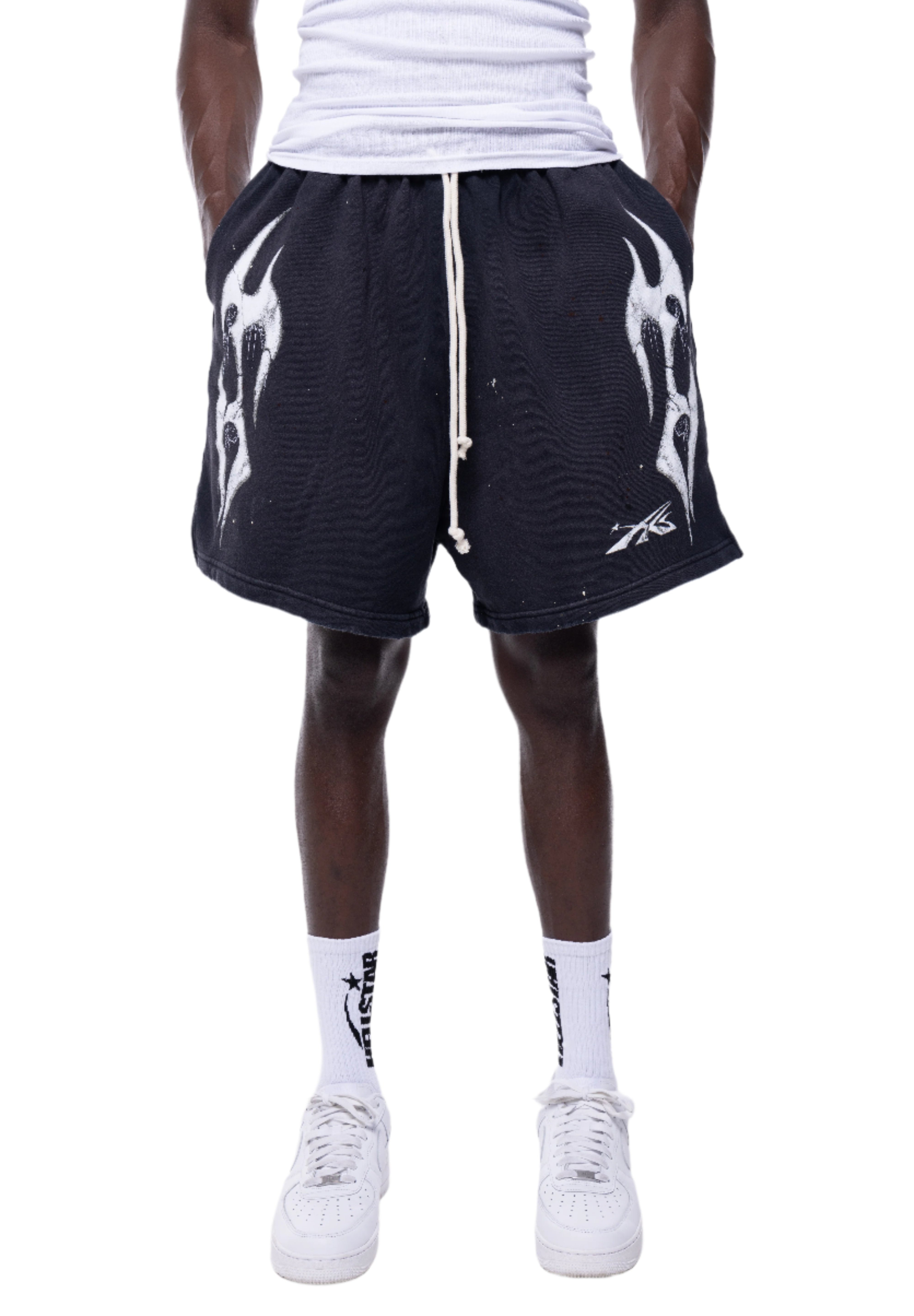 Spiderweb Sport Logo Shorts