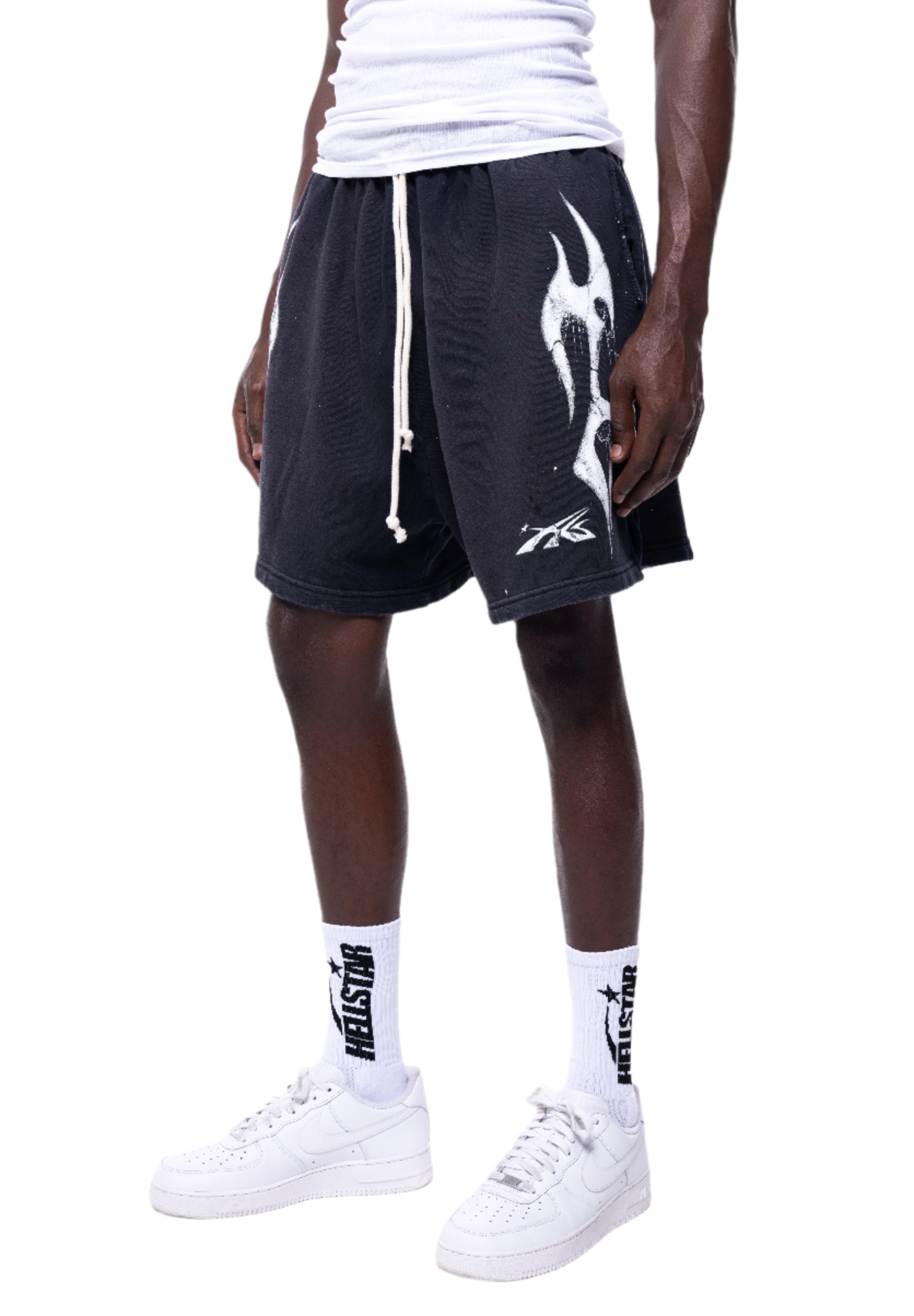 Spiderweb Sport Logo Shorts