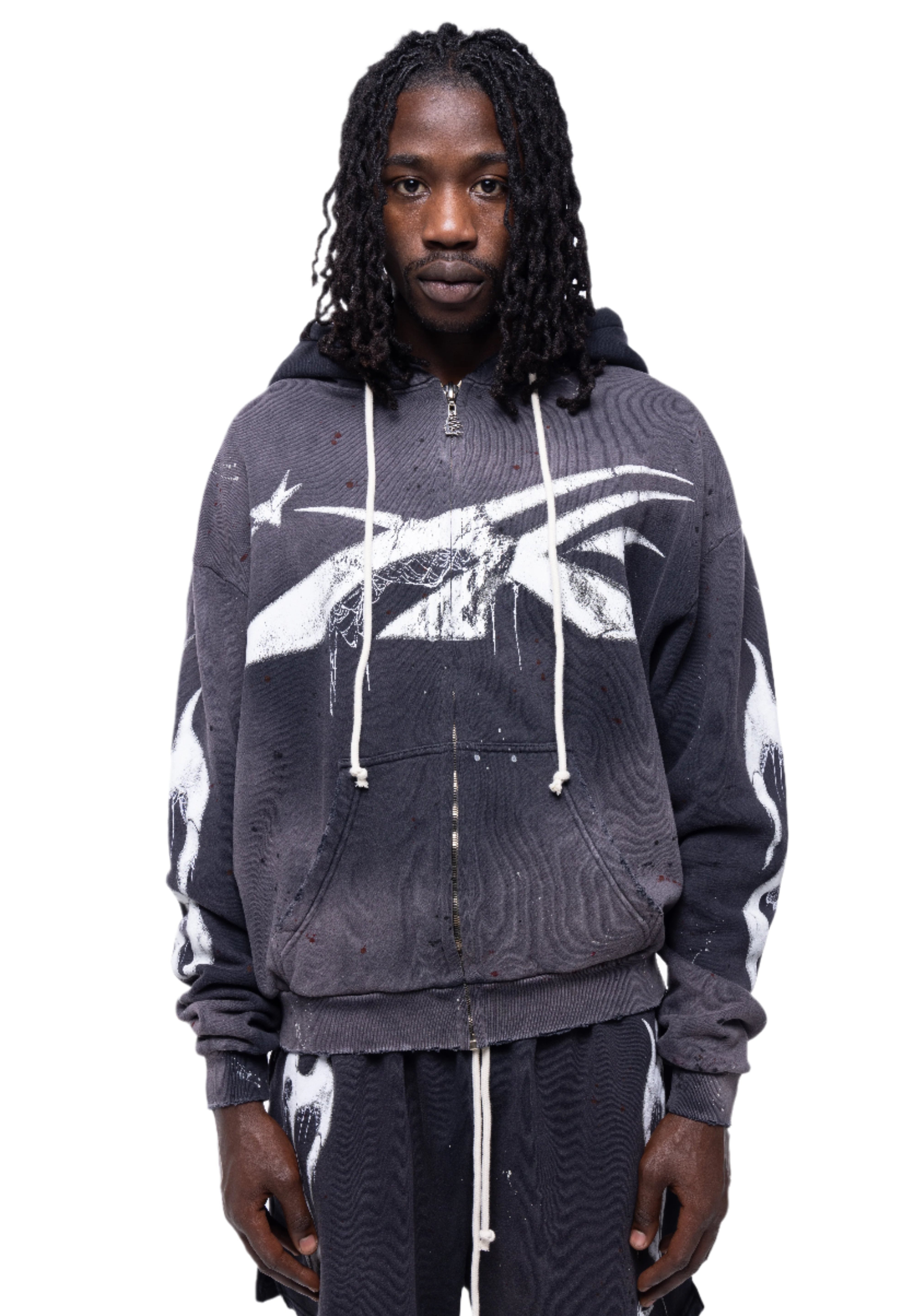 Spiderweb Sport Logo Zip-Up