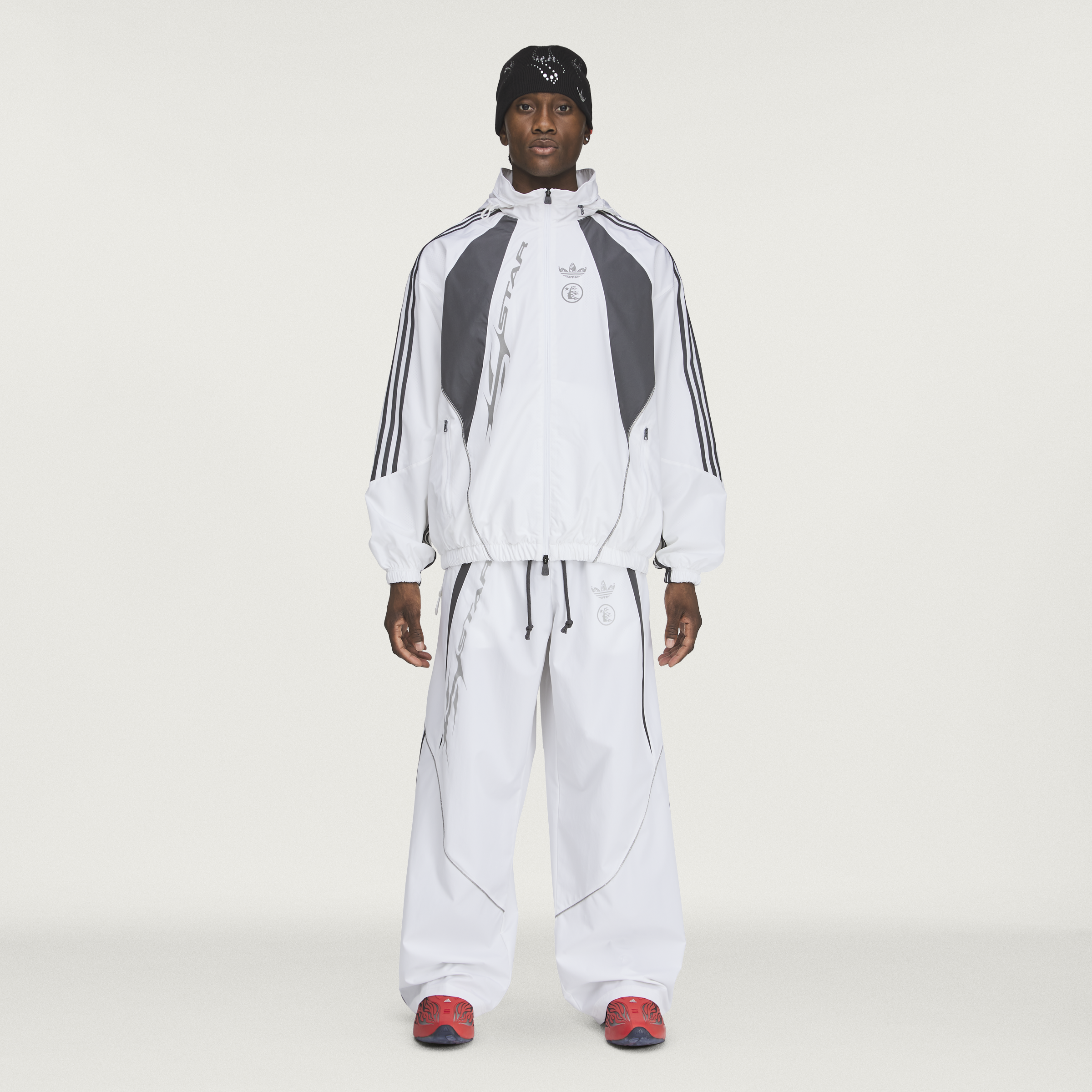 Hellstar x Adidas Track Jacket (White)