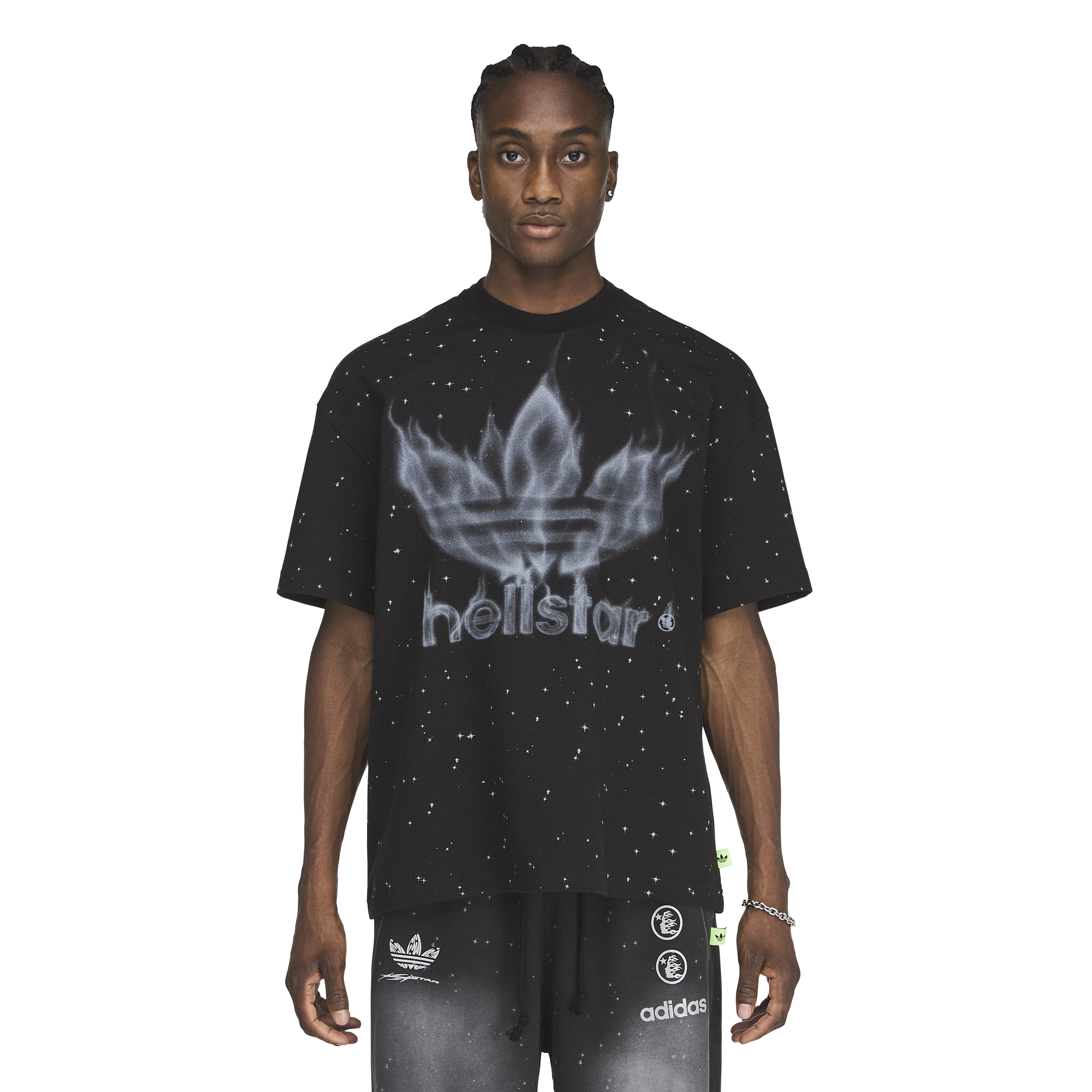 Hellstar x Adidas Graphic T-Shirt (Black)