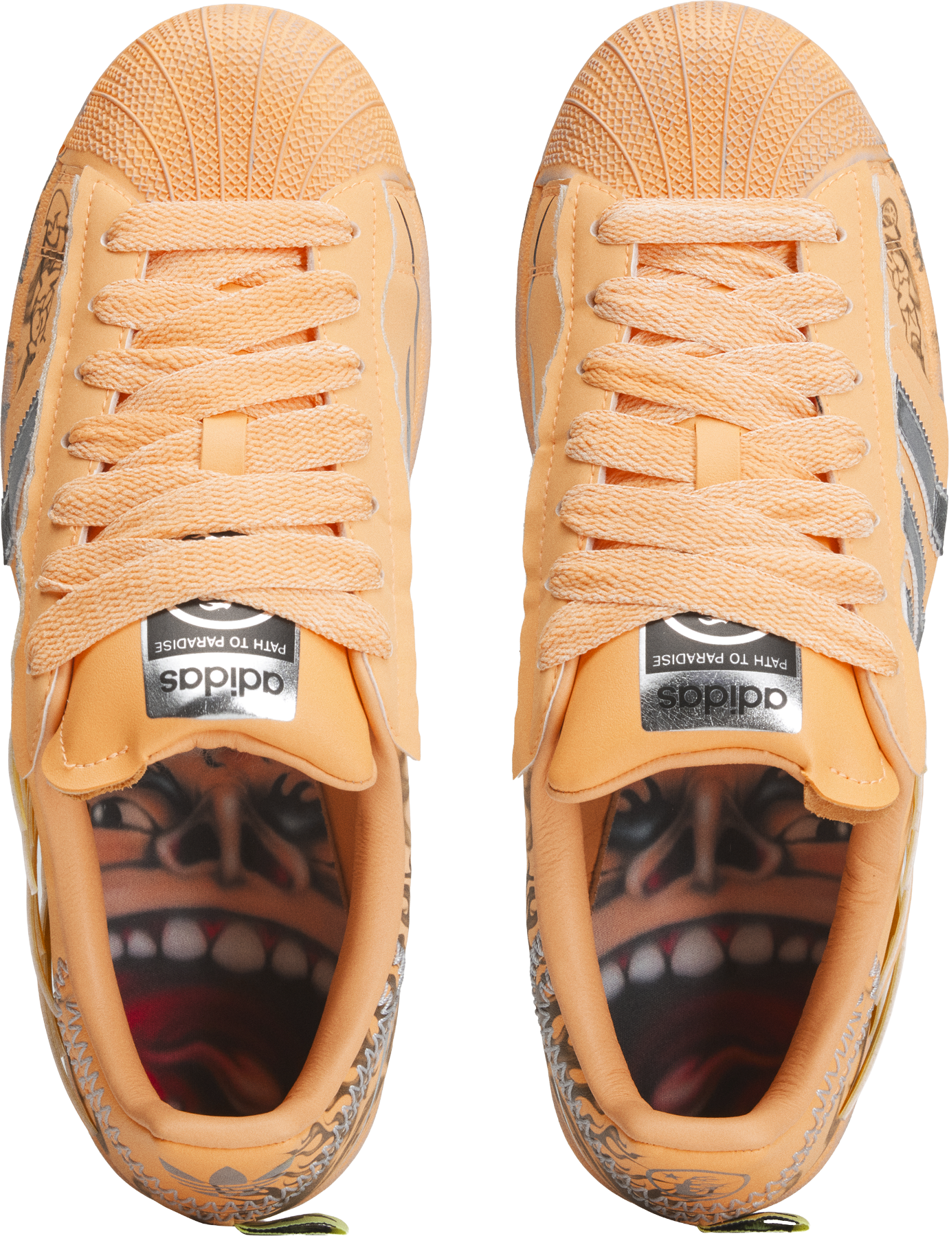 Hellstar x Adidas Superstars ll 'Hazy Orange' – HELLSTAR