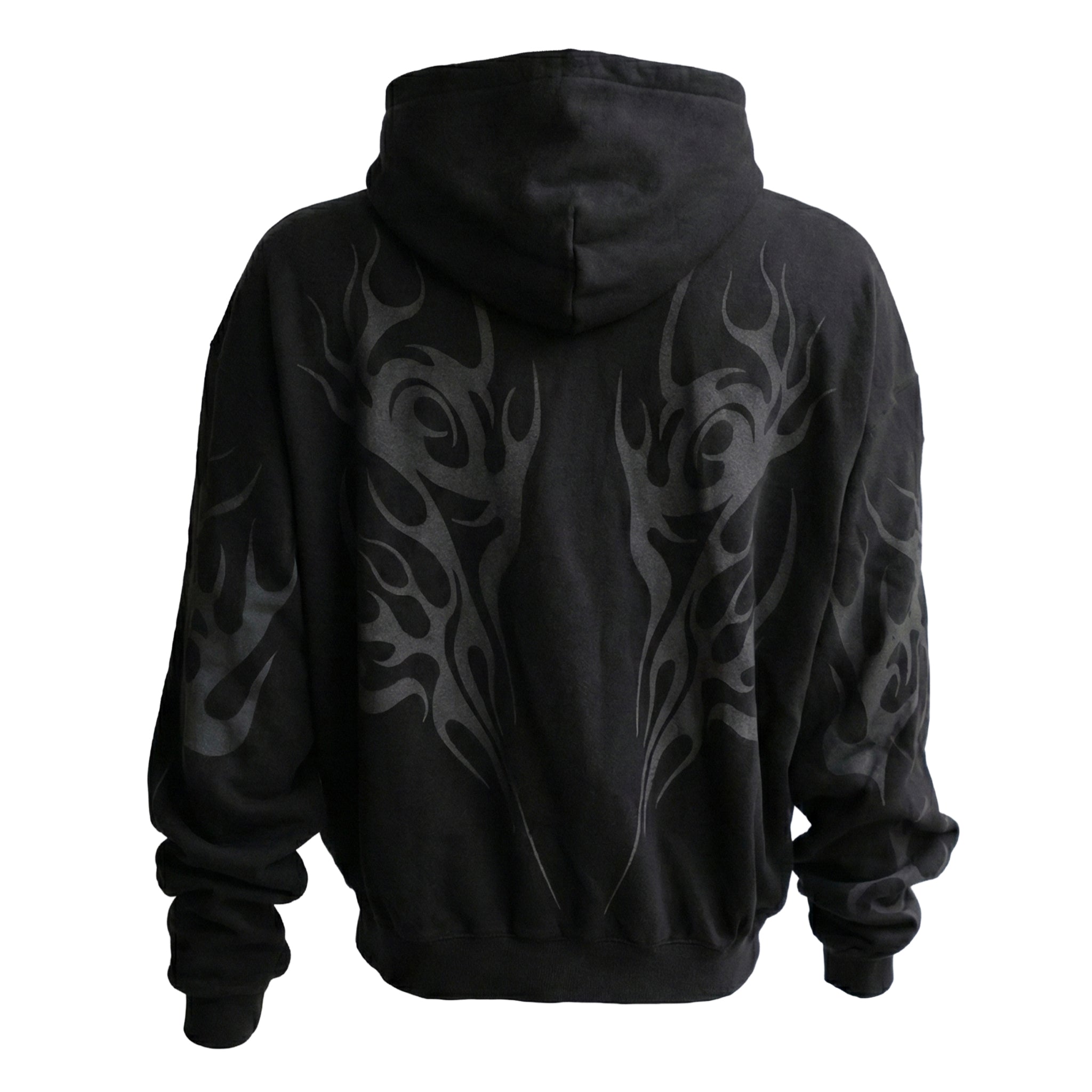 Tribal Flame Zip-Up